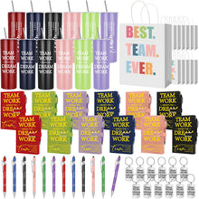 Patelai 30 Pack Employee Appreciation Gifts Bulk, Team Gifts with Tumbler Notebook Pen Keychain Bags, Staff Inspirational Thank You Set for Coworker Office Team Building Corporate Teacher Nurse