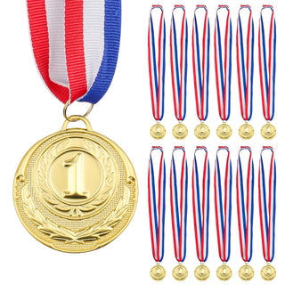Gold Medals for Awards,1st Winner Medals for Sports, Competitions, Party, Olympic Style, 2 Inches