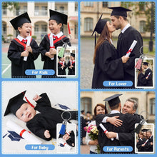 Henoyso 6 Sets Teacher Gift 2.2x1.6 Inch Acrylic Photo Frame Keychain Picture Insert Blank Clear Picture Holder 2026 Graduation for DIY