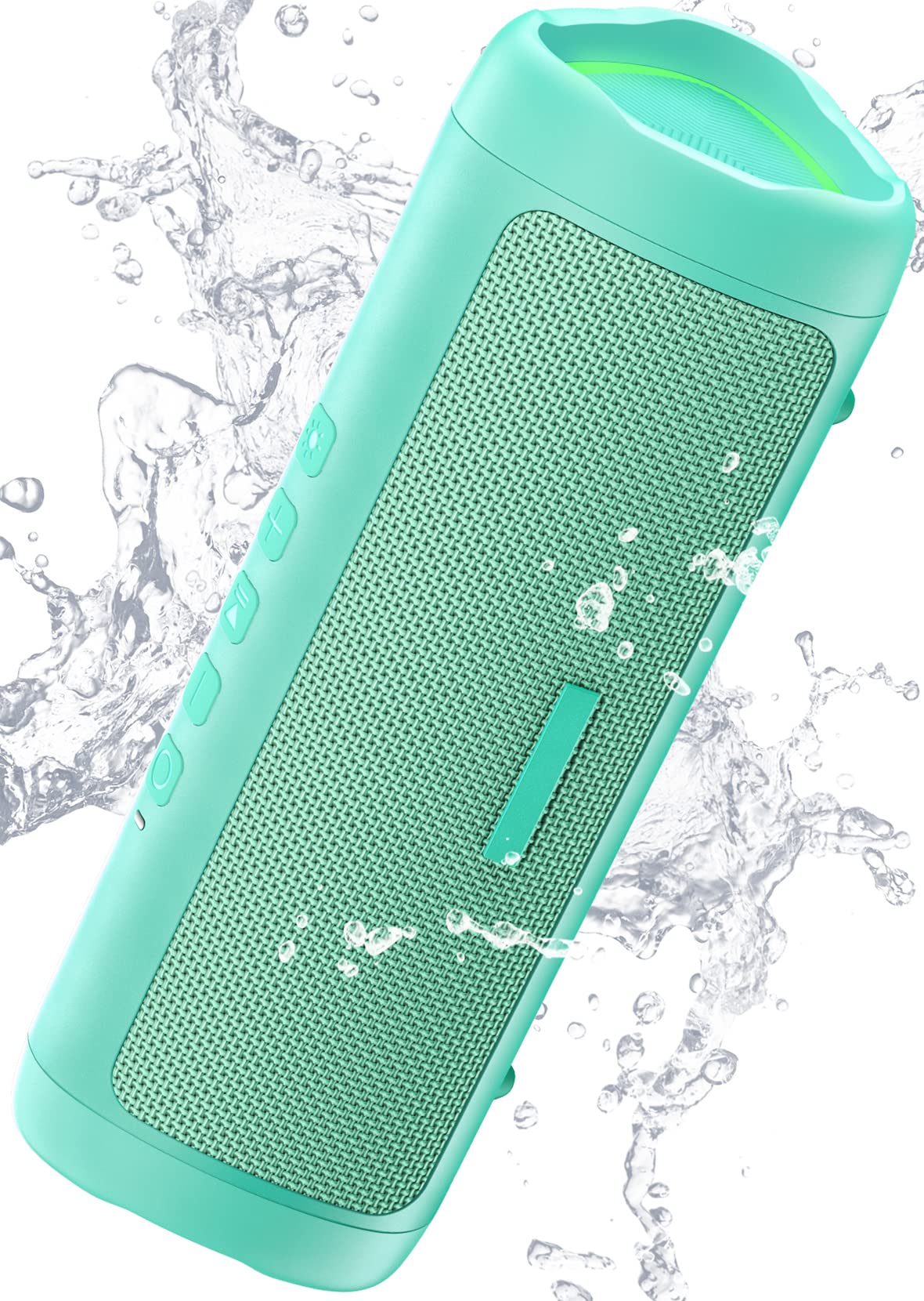 Bluetooth Speaker, 20W HD Sound, Portable Wireless, IPX5 Waterproof, Up to 24H Playtime, TWS, for Home/Party/Outdoor/Camping/Beach Essentials, Birthday Gift for Fathers Day Men Dad Husband (Black)