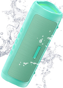 Bluetooth Speaker, 20W HD Sound, Portable Wireless, IPX5 Waterproof, Up to 24H Playtime, TWS, for Home/Party/Outdoor/Camping/Beach Essentials, Birthday Gift for Fathers Day Men Dad Husband (Black)