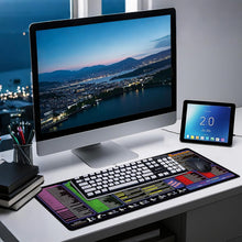 All-in-One Office & Gaming Mouse Pad: Excel/Word/Power Point Mouse pad - XL Waterproof, Non-Slip Desk Mat with Stitched Edges 31.5 x 11.8inches x 3mm