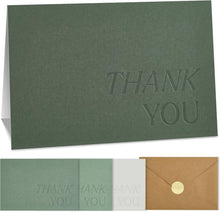 Beautiful Thank You Cards Set of 30 With Envelopes and Stickers - Elegant Blank Cards For Personalized Notes - Perfect Bulk Stationary Set For All Occasions incl. Weddings, Business & Baby Showers