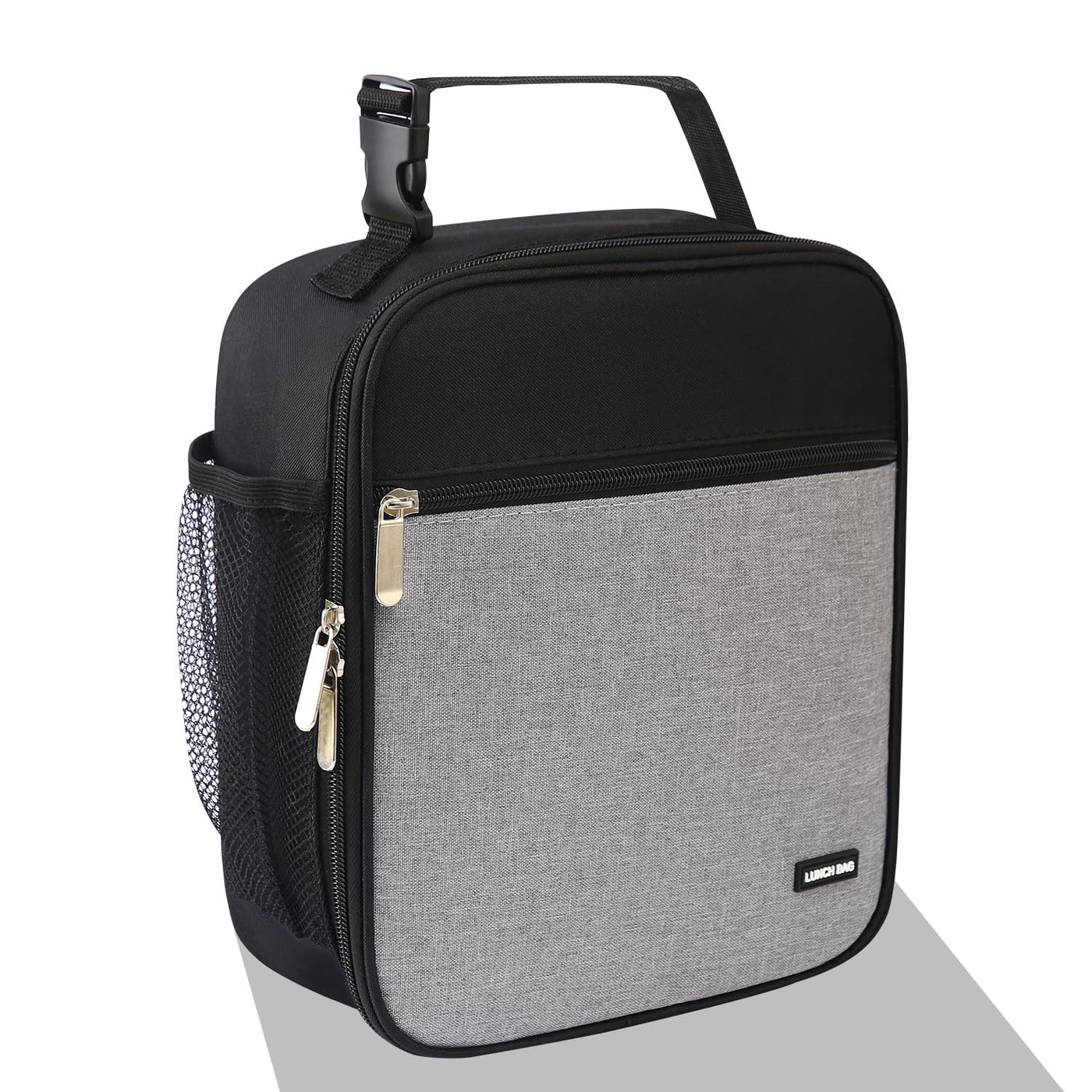 Lovoeo Lunch box Lunch bag for men women Insulated Lunchbox Lunch bags for Work Picnic Travel (Black)