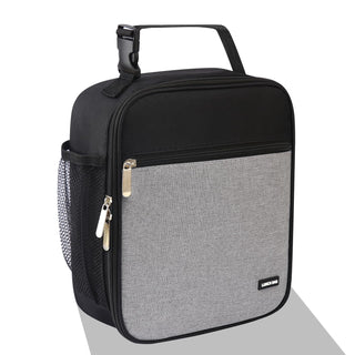 Lovoeo Lunch box Lunch bag for men women Insulated Lunchbox Lunch bags for Work Picnic Travel (Black)