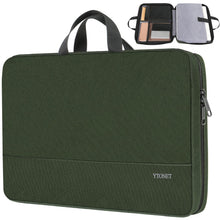 Ytonet Laptop Case, 15.6 inch TSA Laptop Sleeve Computer Bag Water Resistant Computer Case Carrying Cover Compatible for Lenovo, HP, Dell, Asus Notebook, Gifts for Men Women, Grey