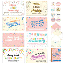 Decorably 24 Pack Gold Foil 6x4in Welcome Cards with Envelopes and Stickers, 6 Elegant Designs for New Employees, Guests, Team Members, Blank Inside - Housewarming, Office, Wedding, Gifting, Mailing