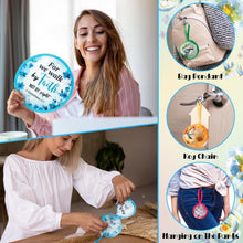 R HORSE 50Pcs Christian Church Folding Fan, Religious Flower Collapsible Handheld Hand Fan for Church Service, Christian Festival Decor Wedding Home Decoration Party Favors Summer Gift for Women Girl