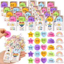 Wettarn 75 Sets Appreciation Gifts Cute Stress Balls with Support Boxes Bulk Party Favors for Employee Coworker Team Group Stuffers Office Prizes Positive Desk Decor