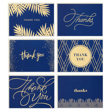 Hallmark Pack of Thank You Cards, Elegant Silver Foil (40 Thank You Notes with Envelopes)