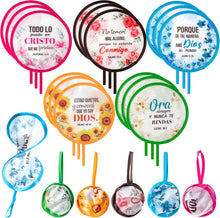 R HORSE 50Pcs Christian Church Folding Fan, Religious Flower Collapsible Handheld Hand Fan for Church Service, Christian Festival Decor Wedding Home Decoration Party Favors Summer Gift for Women Girl