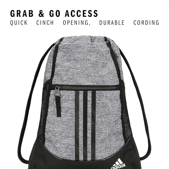 adidas Alliance Sackpack – Drawstring Backpack for Sports, Small Gym Bag - hover image