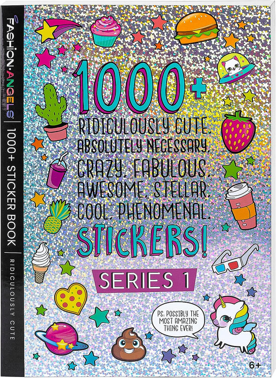 Fashion Angels 1000+ Ridiculously Cute Stickers for Kids - Fun Craft Stickers for Scrapbooks, Planners, Gifts and Rewards, 40-Page Sticker Book for Kids Ages 6+ and Up - hover image