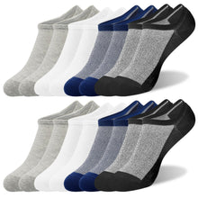 SkiBeaut Men Socks 4 or 8 Pairs No Show Low Cut Casual Athletic Running Cotton Invisible Socks US Size 6-12