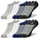 #2 Black+ Gray+ White+ Blue（8 Pairs）