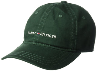 Tommy Hilfiger Men's Cotton Logo Adjustable Baseball Cap