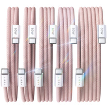 LISEN USB C to USB C Cable, 5-Pack [3.3/3.3/6.6/6.6/10FT] for iPhone 17 Charger Cord, 60W C to C Cable Fast Charging for iPad, iPhone 16 15 Pro Max, Galaxy S25/S24 USBC to USBC Cable Gifts for Men