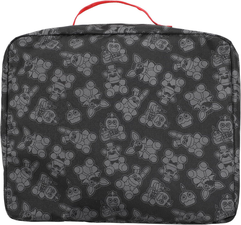 Bioworld Five Nights At Freddy's 3-Piece Neck Pillow Packing Cube & Luggage Tag Travel Set