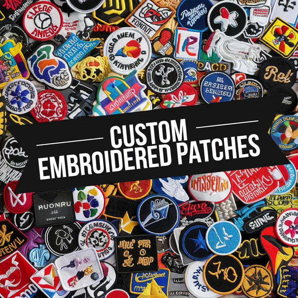 Custom Personalized Logo Embroidered Patches, Any Shape Iron On Sew On Hook and Loop Patch, Custom Image Text Logo Patches, Patch for Backpacks, Jacket, School, Team, Group