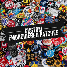 Custom Personalized Logo Embroidered Patches, Any Shape Iron On Sew On Hook and Loop Patch, Custom Image Text Logo Patches, Patch for Backpacks, Jacket, School, Team, Group