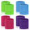 green, blue, hot pink, purple
