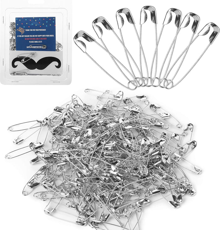 Mr. Pen- Safety Pins, 1.1 Inch, 200 Pack, Nickel Plated Steel, Rust Resistant, Bulk Small Safety Pins for Clothes, Crafts, Pinning, Sewing, Art