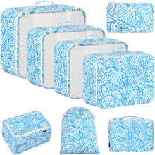 BAGAIL 8 Set Packing Cubes Luggage Packing Organizers for Travel Accessories-Blush Pink