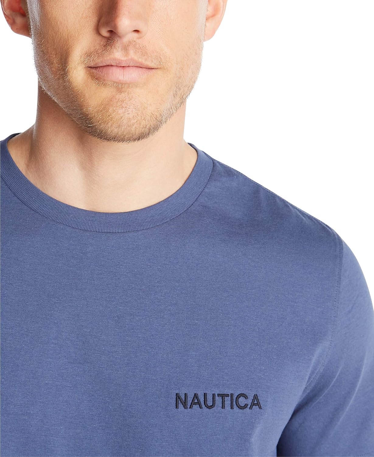 Nautica Short Sleeve Solid Crew Neck T-shirt Shirt