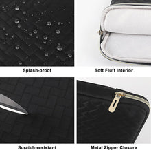 DOMISO 15.6 inch Laptop Sleeve for MacBook Air M3 15 inch Laptop Case 15.6 inch Compatible with MacBook Air 15 inch Plus 15 MacBook Pro Protective Computer Sleeve 15 inch with Small Case,Black