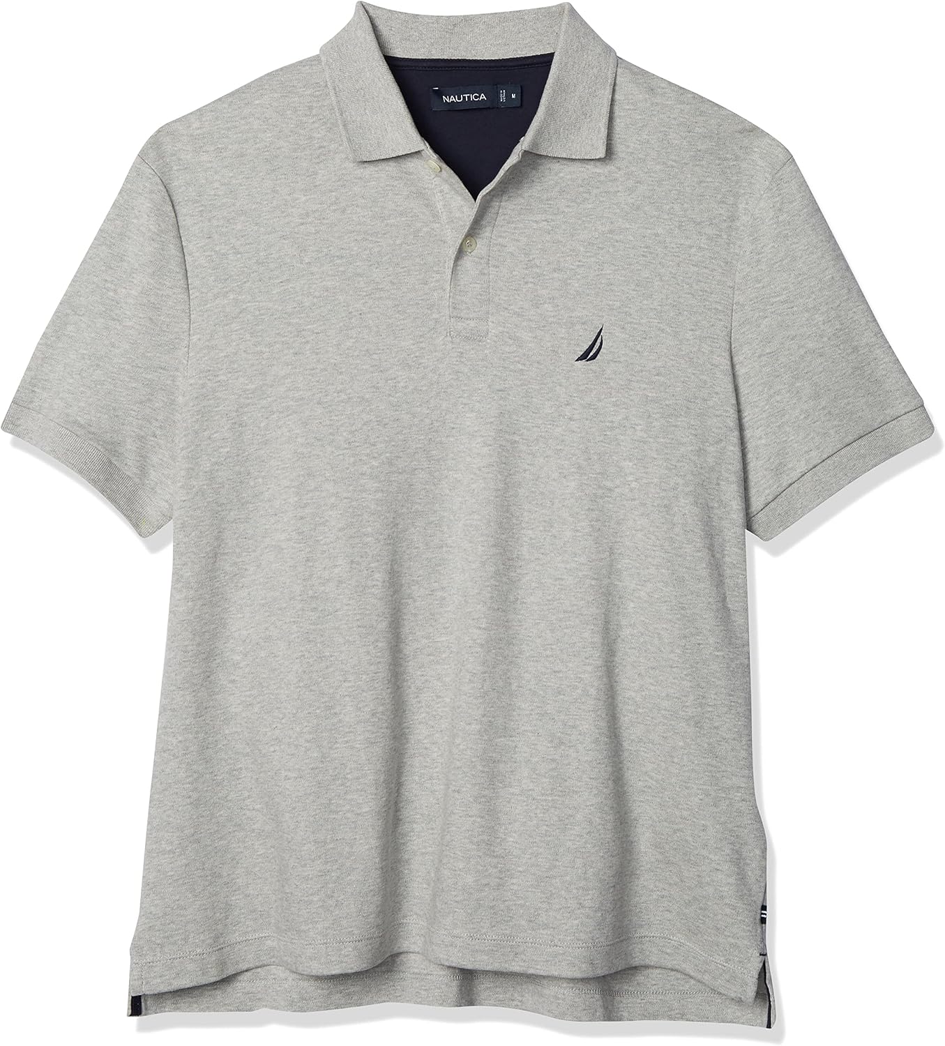 Nautica Men's Classic Fit Short Sleeve Dual Tipped Collar Polo Shirt