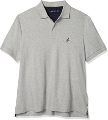 Nautica Men's Classic Fit Short Sleeve Dual Tipped Collar Polo Shirt