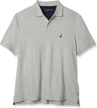 Nautica Men's Classic Fit Short Sleeve Dual Tipped Collar Polo Shirt