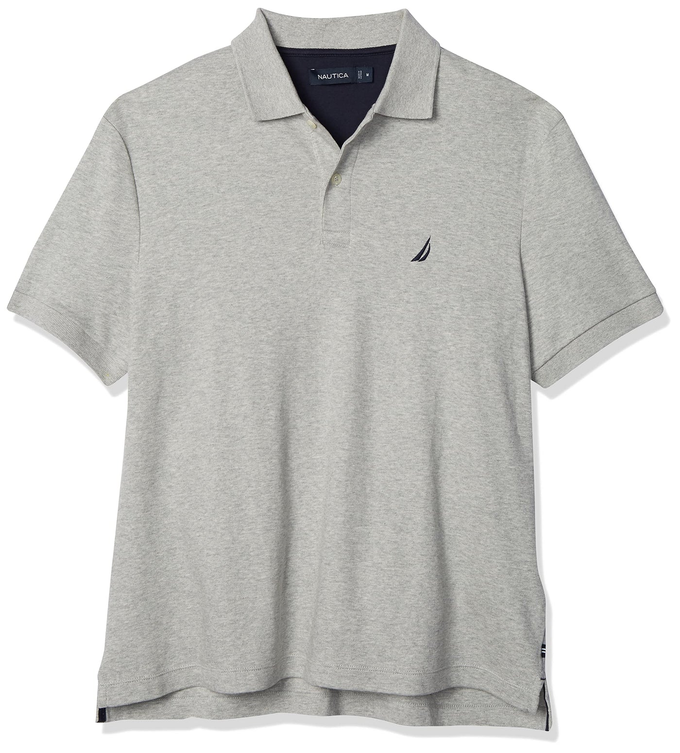 Nautica Men's Classic Fit Short Sleeve Dual Tipped Collar Polo Shirt