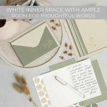 Beautiful Thank You Cards Set of 30 With Envelopes and Stickers - Elegant Blank Cards For Personalized Notes - Perfect Bulk Stationary Set For All Occasions incl. Weddings, Business & Baby Showers