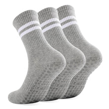 loudashuaiqi Grip Pilates Socks Non Slip Athletic Yoga Socks with Grips for Women Grippy socks for Hospital Workout Barre