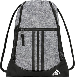 adidas Alliance Sackpack – Drawstring Backpack for Sports, Small Gym Bag