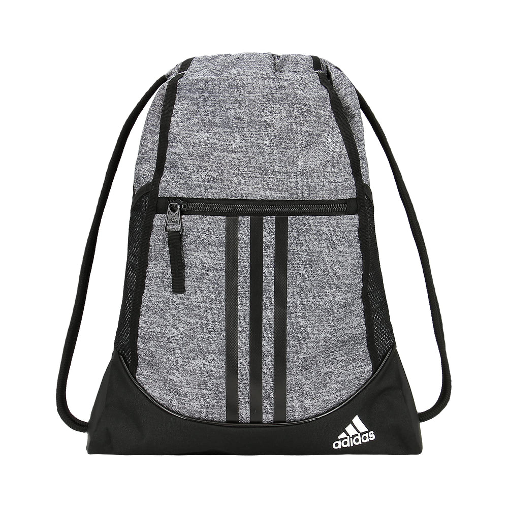 adidas Alliance Sackpack – Drawstring Backpack for Sports, Small Gym Bag