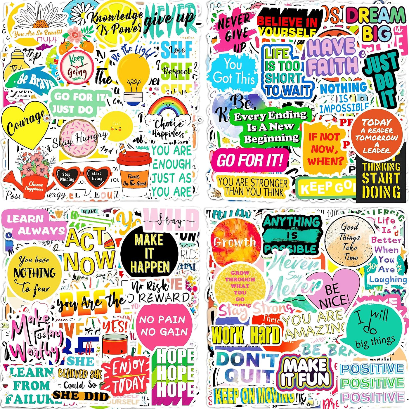 220Pcs Inspirational Christian Stickers Bulk, Vinly Waterproof Bible Verse Jesus Stickers for Water Bottles Laptop Scrapbook Journaling, Religious Faith Decals for Adults Teens Kids, Christian Gifts