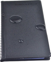 SAMYO Business Journal Name Card Book Holder Organizer - Holds 240 Cards - Black