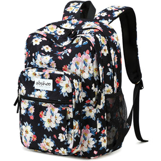abshoo Classical Basic Womens Travel Backpack For College Men Water Resistant Bookbag (Black)
