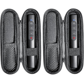 Wireless Presenter Remote, Presentation Clicker with Hyperlink & Volume Remote Control PowerPoint Office Presentation Clicker for Keynote/PPT/Mac/PC/Laptop(Battery Included)
