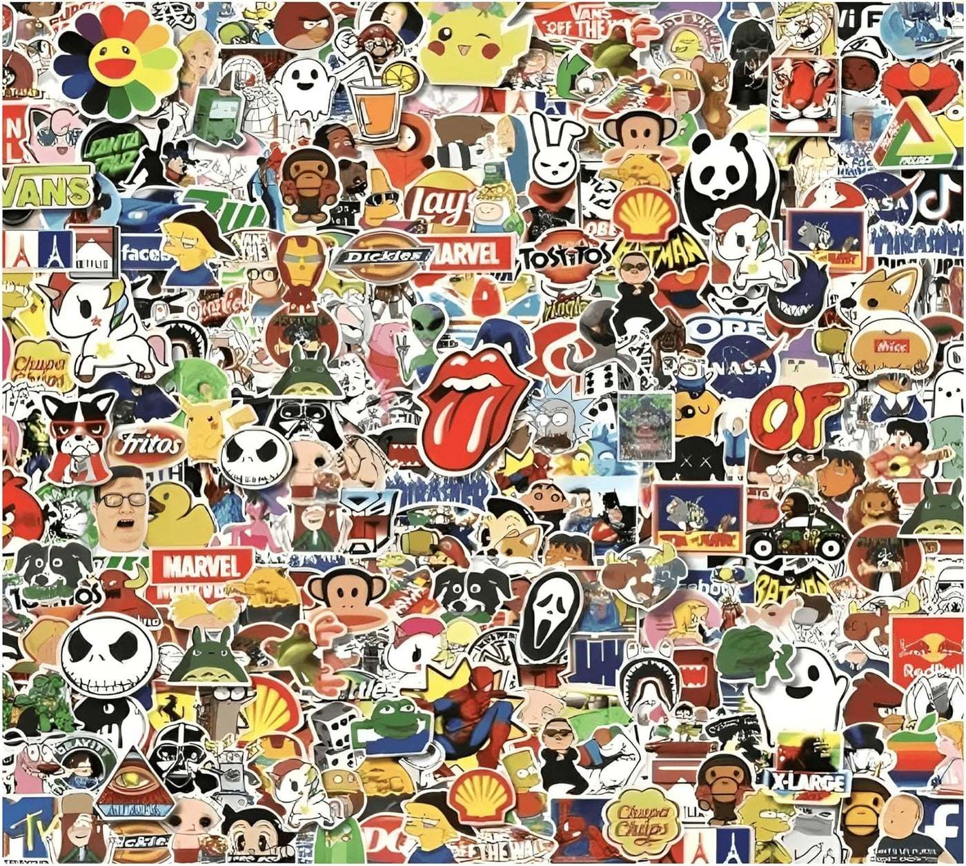 100PCS Random Vinyl Stickers Bulk Pack – Waterproof Stickers for Kids, Teens & Adults – Cute Funny Stickers for Water Bottles, Laptops, Helmets, Phone Cases, Scrapbooking, Art & More