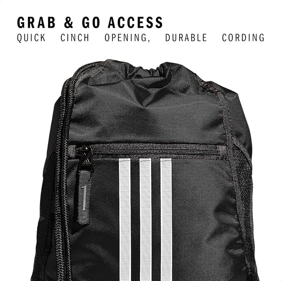adidas Alliance Sackpack – Drawstring Backpack for Sports, Small Gym Bag - hover image