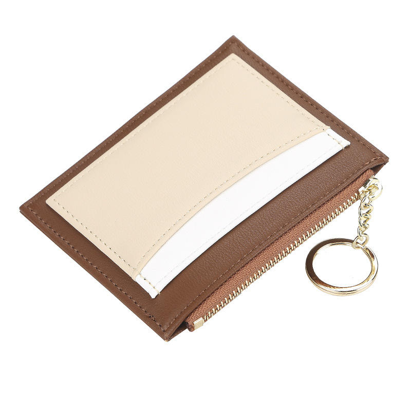 Minimal PU Leather Coin & Card Pouch