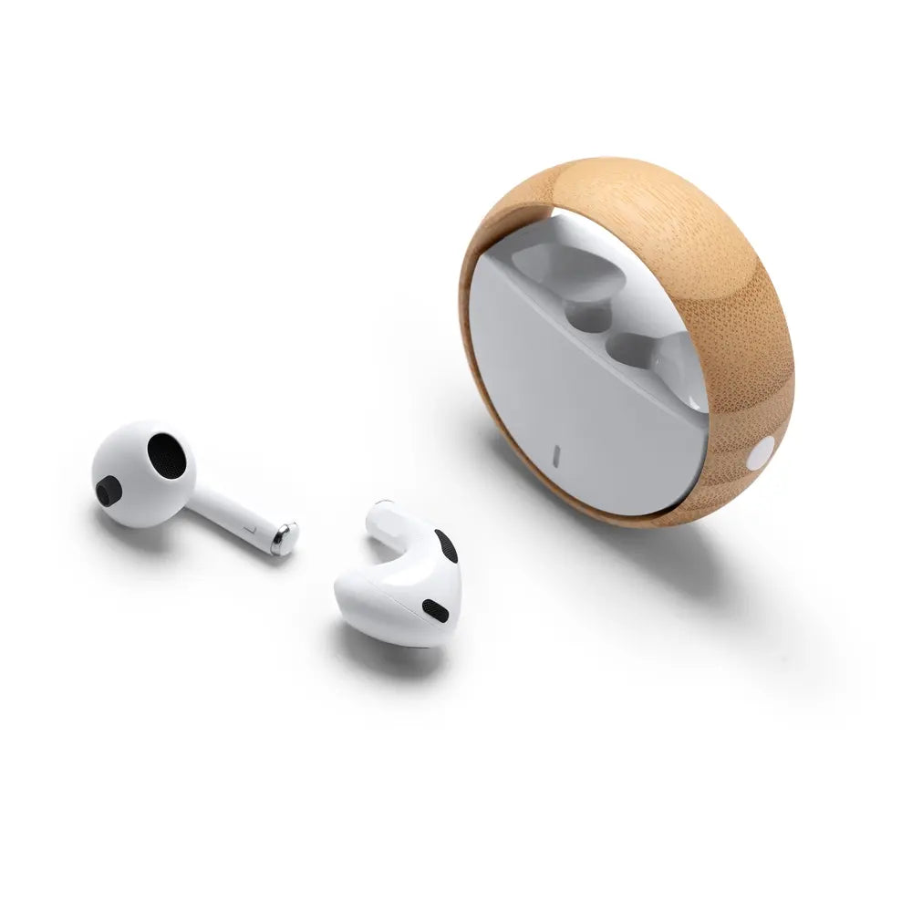 Eco Bamboo Wireless Earbuds