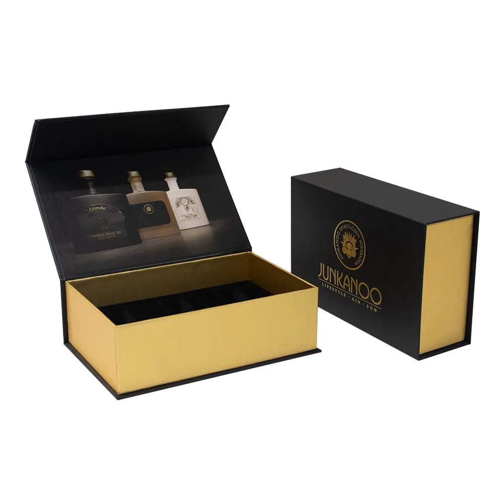 High Quality Custom Black Magnetic Luxury Gift Box Matt Lamination Sponge Lining for Drone AI Glasses Magnetic Boxes Supplier