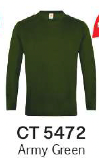 CT54 Plain Cotton Long Sleeve T-Shirt (Unisex)