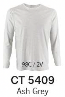 CT54 Plain Cotton Long Sleeve T-Shirt (Unisex)