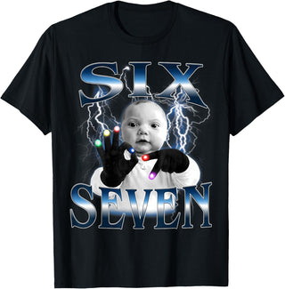 Ai Baby 67 Six Seven Bootleg Hand Gloving Niche Ai Baby Meme T-Shirt