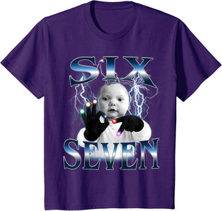 Ai Baby 67 Six Seven Bootleg Hand Gloving Niche Ai Baby Meme T-Shirt